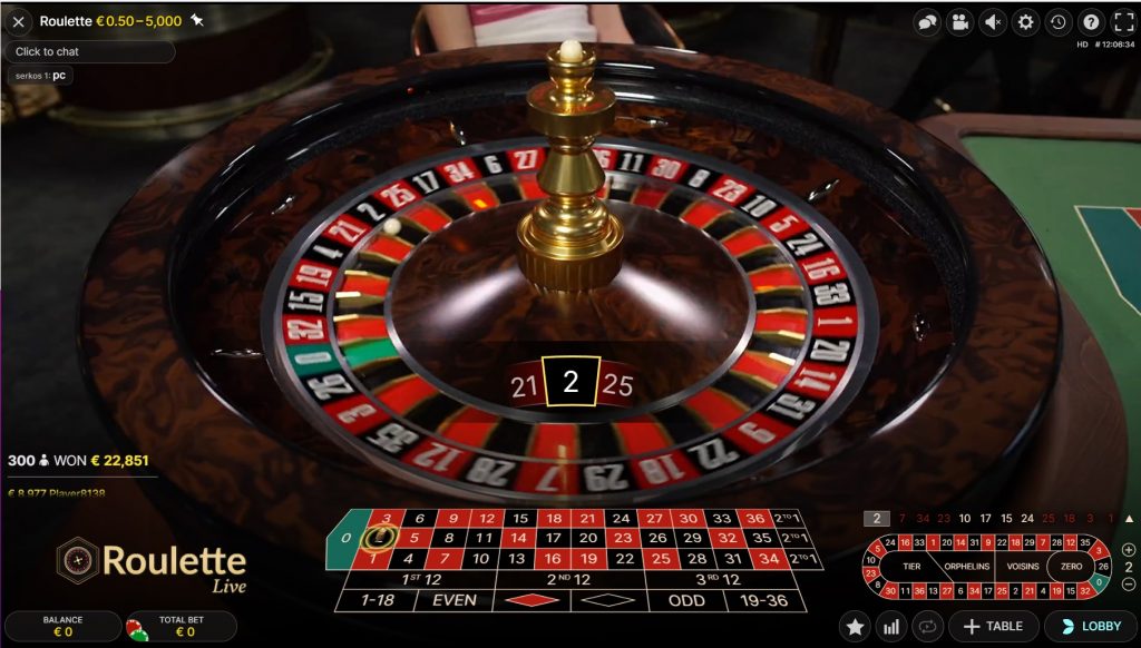 live roulette