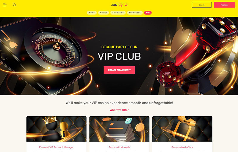 justspin vip club